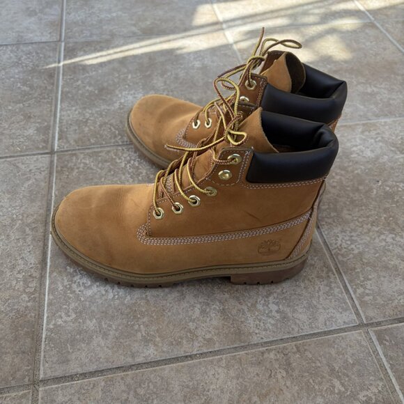 Timberland Basic 6\'\' Waterproof Boots - Wheat 13127 - Men\'s 6.5M main image 13